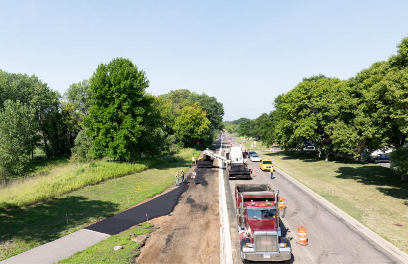 Alliant Engineering Smetana Trail Minnesota. Creating safe roads for residents.