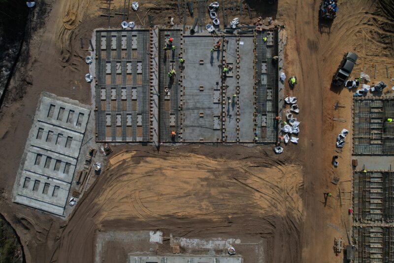 Healthcare Campus Panama City Beach Community Construction - Concrete Pouring